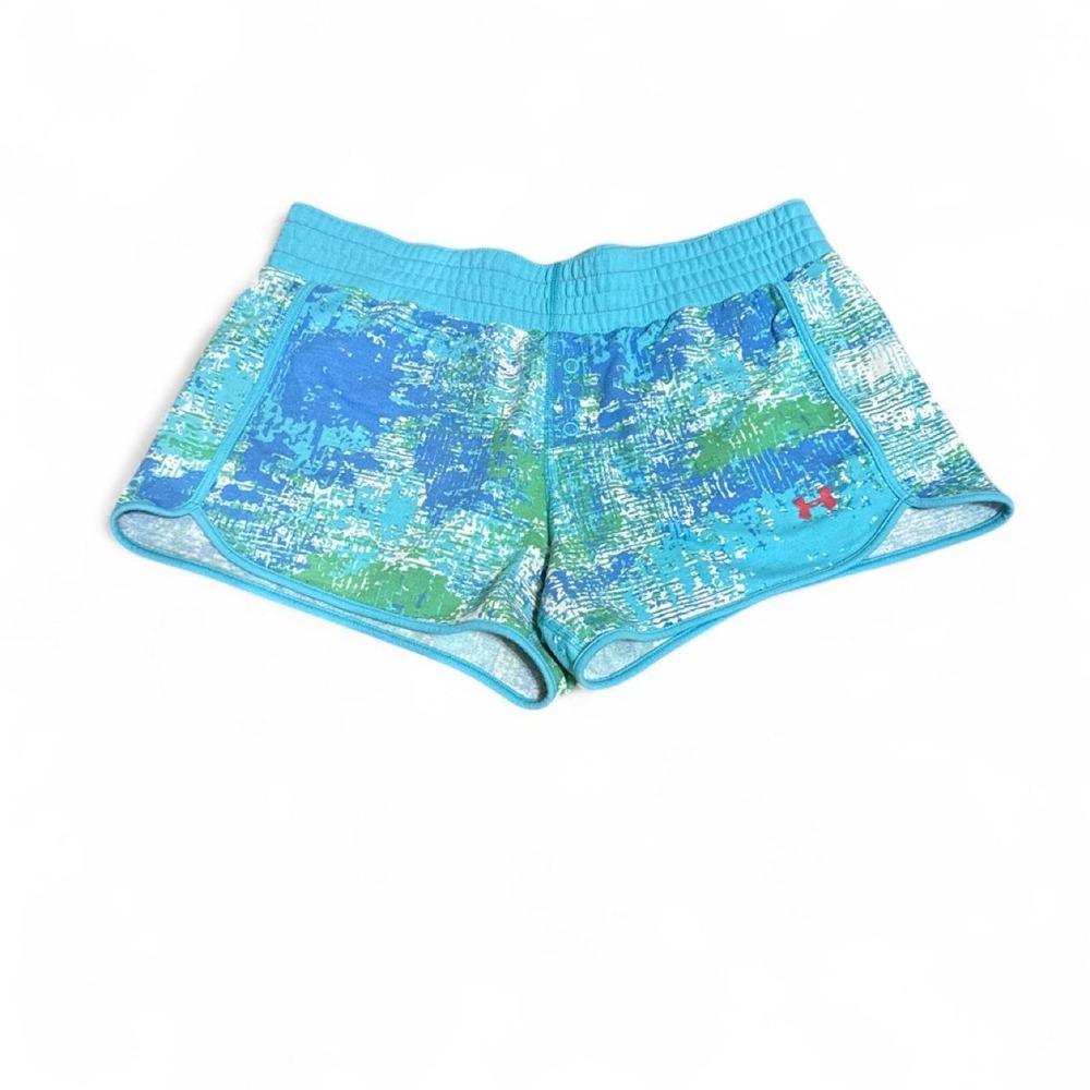Under Armour UA Pit Stop 3 Sky Blue Athletic Shorts - Medium